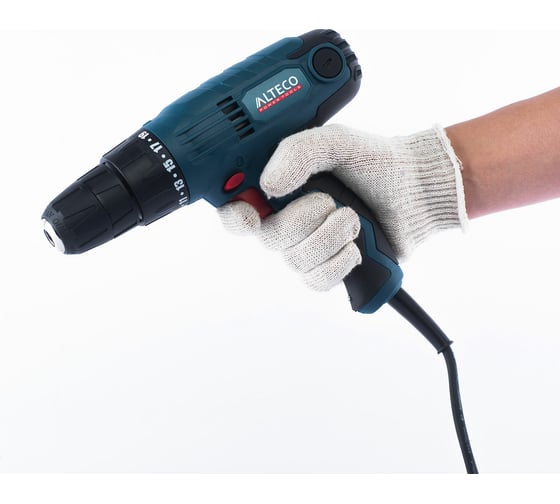 Сетевая дрель-шуруповёрт Alteco D 0327 D 300-10 27458