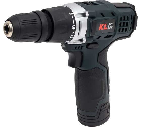 Профессиональный аккумуляторный шуруповерт KLPRO KLNM1020S с 3-мя сменными насадками 10.8 v / 2.0 ah 13984