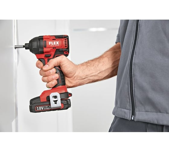 Трехскоростной ударный винтоверт FLEX ID 18.0 В ID 1/4" 18.0-EC 491241