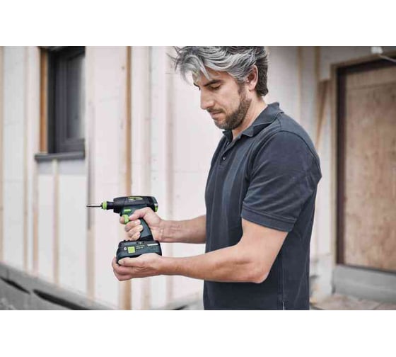 Аккумуляторная дрель-шуруповерт FESTOOL T 18+3 HPC4,0 I-Set 576455