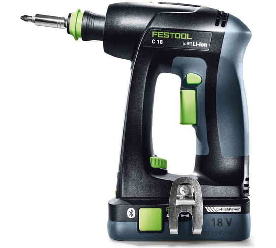 Аккумуляторная дрель-шуруповерт FESTOOL C 18 HPC4,0 I-Plus 576435