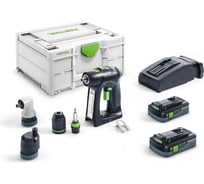 Аккумуляторная дрель-шуруповерт FESTOOL C 18 HPC4,0 I-Set 576442