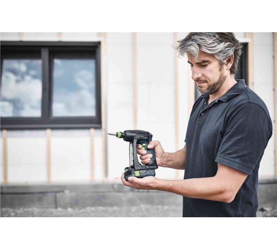 Аккумуляторная дрель-шуруповерт FESTOOL C 18 Li 3,1-Plus 576437