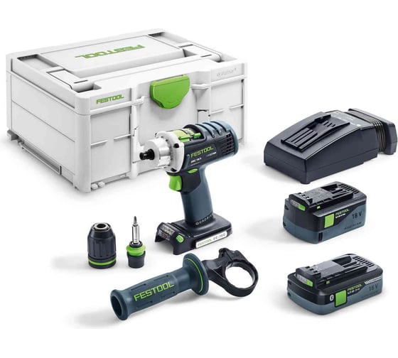 Аккумуляторная дрель-шурповерт FESTOOL DRC 18/4 5,2/4,0-Plus 576459 1