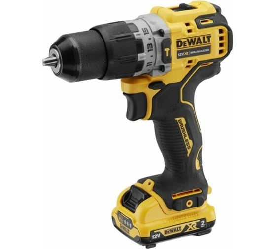Бесщеточная ударная дрель-шуруповерт DEWALT 12 В XR DCD706D2-QW