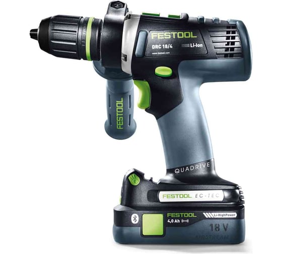 Аккумуляторная дрель-шуруповерт FESTOOL DRC 18/4 5,2/4,0-Set-SCA 576460