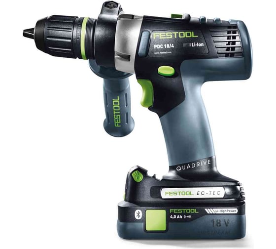 Аккумуляторная ударная дрель-шуруповерт FESTOOL PDC 18/4 5,2/4,0-Set-SCA 576468