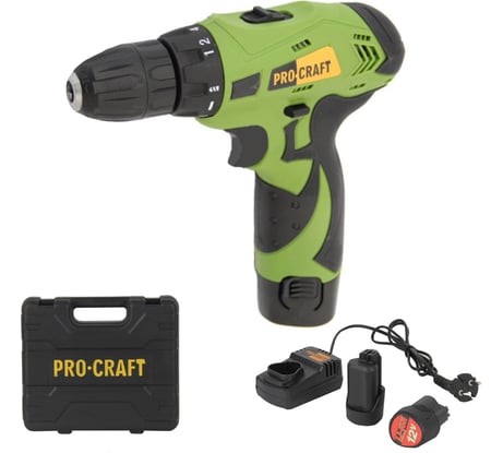 Аккумуляторная дрель-шуруповерт PROCRAFT PA12LIS