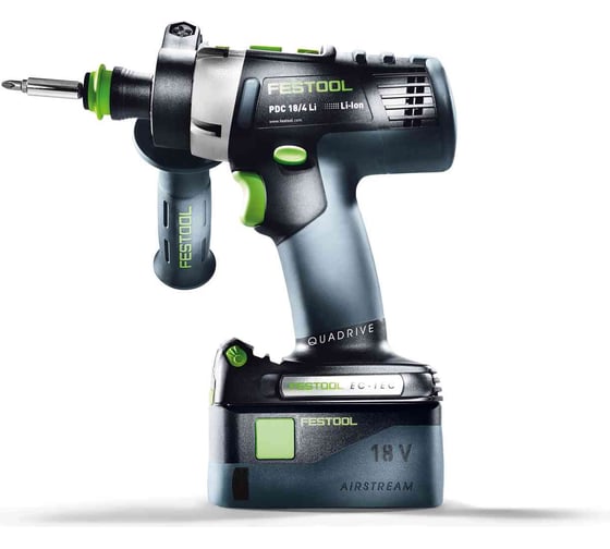 Аккумуляторная ударная дрель-шуруповерт FESTOOL PDC 18/4 5,2/4,0-Set/XL-SCA 576469