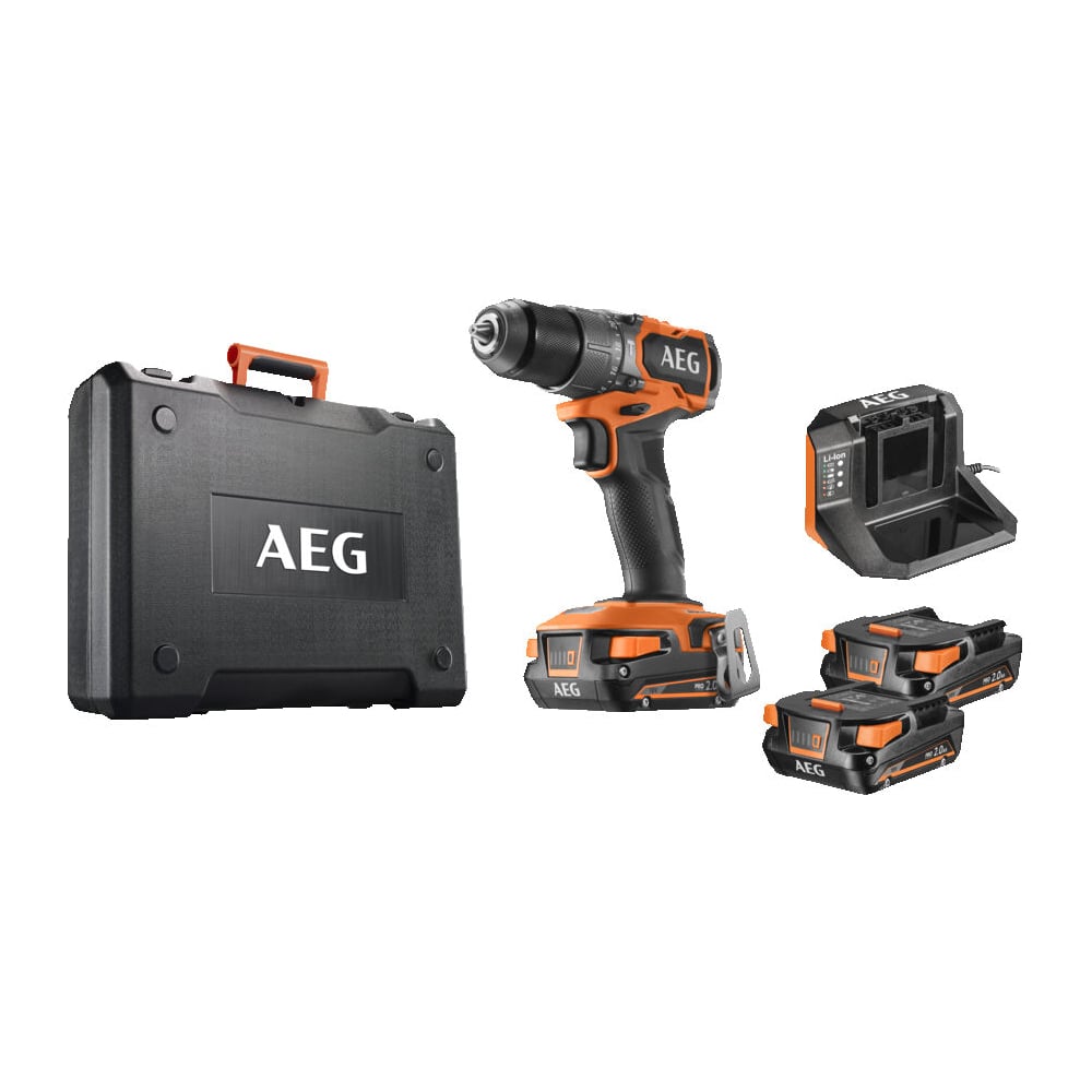 Ударная дрель-шуруповерт AEG 18В BSB18SBL2-202C 4935480058 - выгодная ...