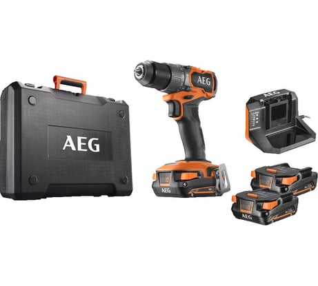 Ударная дрель-шуруповерт AEG 18В BSB18SBL2-202C 4935480058