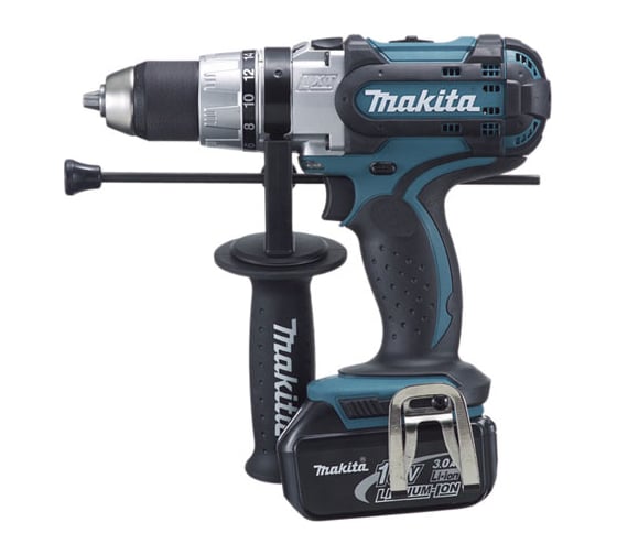 Аккумуляторная ударная дрель Makita BHP 454 RFE