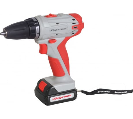 Аккумуляторная дрель-шуруповерт Энергомаш 12В ДШ-12Л