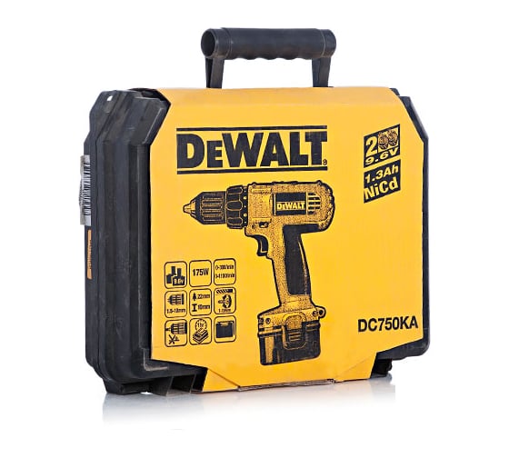 Аккумуляторная дрель-шуруповерт DeWALT DC 750 KA