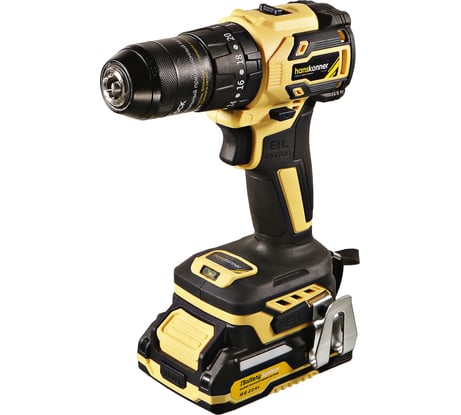 Аккумуляторный шуруповерт Hanskonner 1BatterySystem HCD2065BLIC