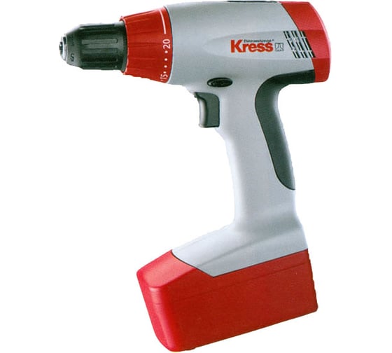 Аккумуляторная дрель-шуруповерт Kress 120 AB Set 12090726