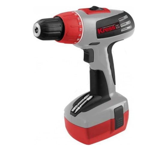 Аккумуляторная дрель-шуруповерт Kress 122 AS Set 12800111