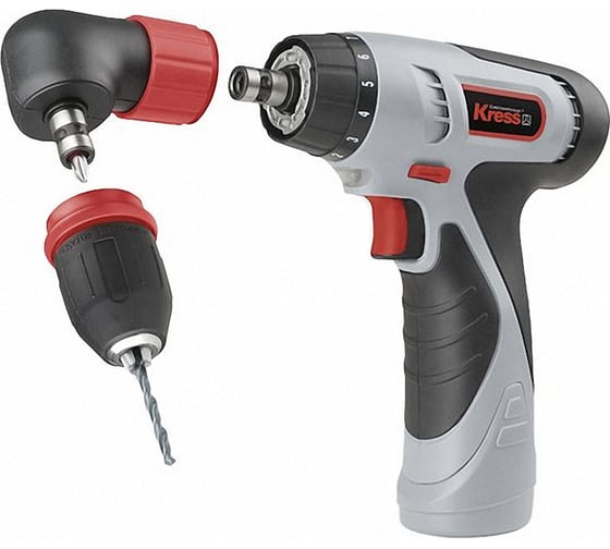 Аккумуляторная дрель-шуруповерт Kress 108 AS Set 12150201