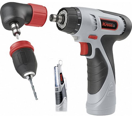 Аккумуляторная дрель-шуруповерт Kress 108 AS-2 Set+L 12150212