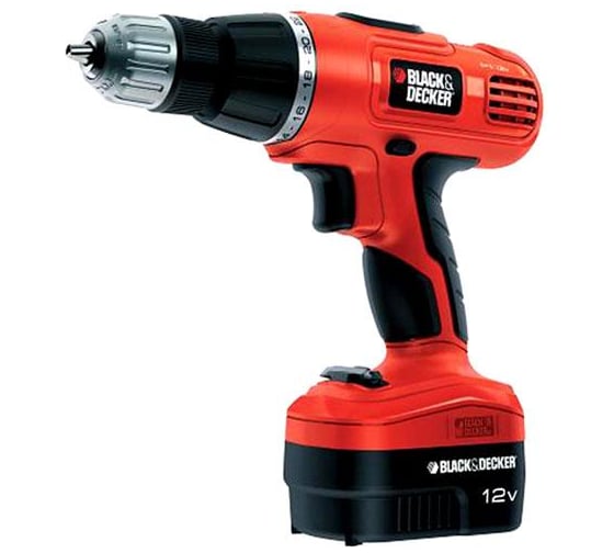 Аккумуляторная ударная дрель Black+DECKER EPC128BK