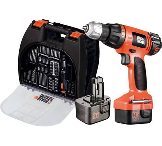 Аккумуляторная дрель Black+DECKER CD14100KB 1