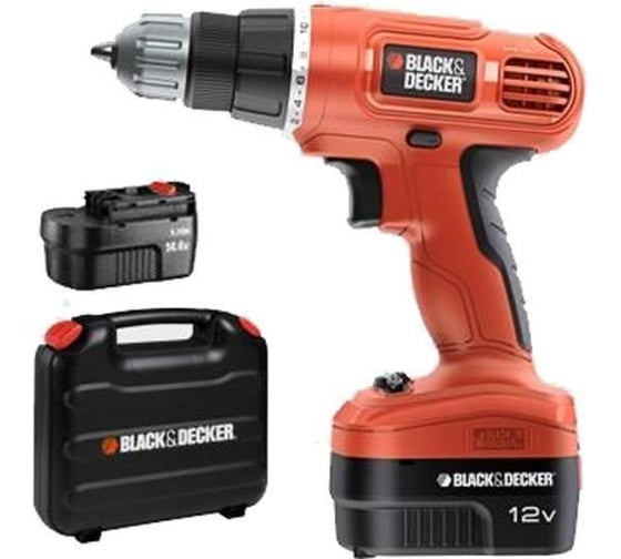Дрель-шуруповерт Black+DECKER EPC 12 CABK 1