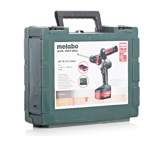 Аккумуляторный винтоверт Metabo BS 18 LTX Quick 602109500