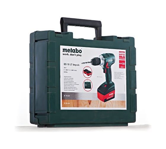 Аккумуляторная дрель-шуруповерт Metabo BS 12 NiCd 602172870 с набором