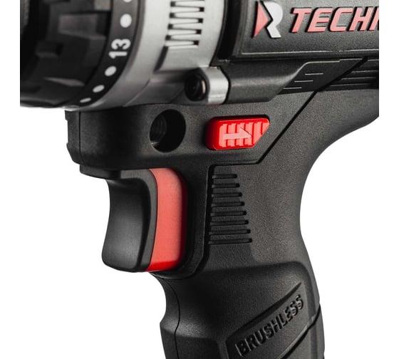 Ударная аккумуляторная дрель-шуруповерт RUNTEC TECHNIC 13 мм, 20 В, 2x4 Ач, 100 Нм RT-ID100T
