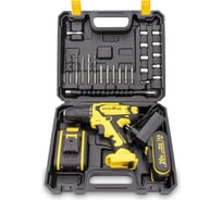 Дрель-шуруповерт GOODKING От аккумулятора, 20 В, 28 Нм, 2 АКБ EK-200228