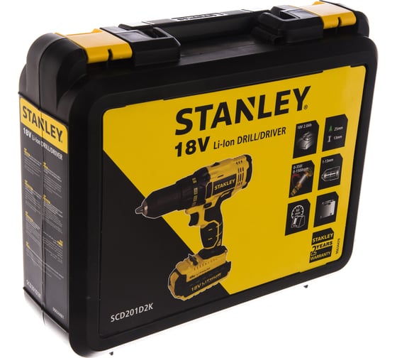 Дрель-шуруповерт Stanley SCD201D2K-RU 2