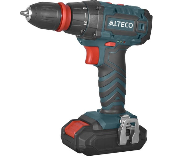 Аккумуляторная дрель шуруповёрт ALTECO со съемным патроном CD 2110F Li X2 68792