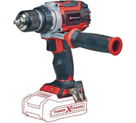 Дрель аккумуляторная Einhell PXC TP-CD 18/60 Li BL, 18В, 60Нм, патрон 13 мм, без АКК и ЗУ 4514210
