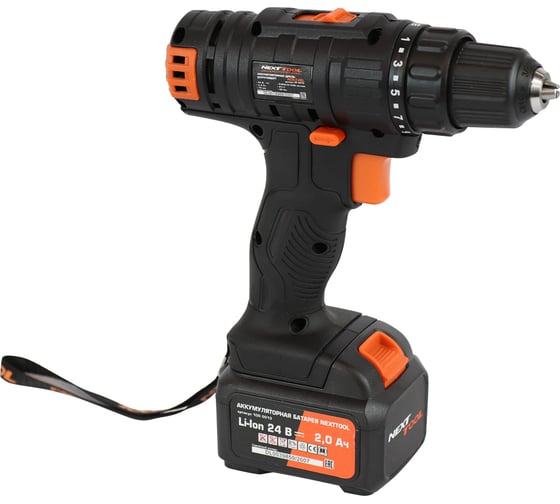 Аккумуляторная дрель-шуруповерт NEXTTOOL ACD-24BL 500010