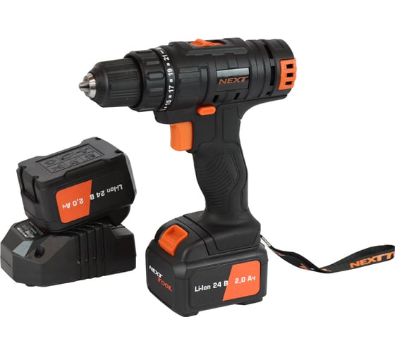 Аккумуляторная дрель-шуруповерт NEXTTOOL ACD-24BL 500010