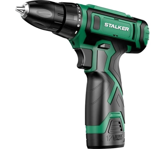 Аккумуляторная дрель-шуруповерт ALTECO STALKER D12 Li 69836
