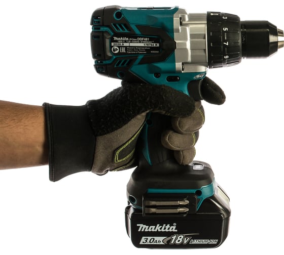 Аккумуляторная дрель Makita LXT DDF481RF