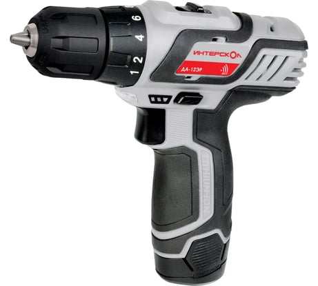 Аккумуляторная дрель-шуруповерт ИНТЕРСКОЛ ДА-12ЭР 434.2.2.20