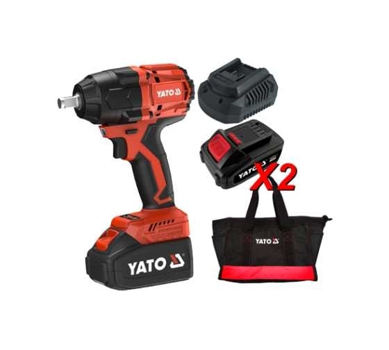 Аккумуляторная бесщёточная ударная дрель YATO 18 В 120 Н/м YT-8277915