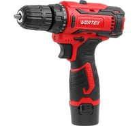 Аккумуляторная дрель-шуруповерт WORTEX BD 1220 Li в чемодане 12 В, 30 Нм, 2x1.5 А/ч, БЗП 10 мм 1329356