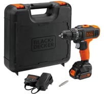 Компактная аккумуляторная дрель-шуруповерт Black&Decker BCD7122CK-RU