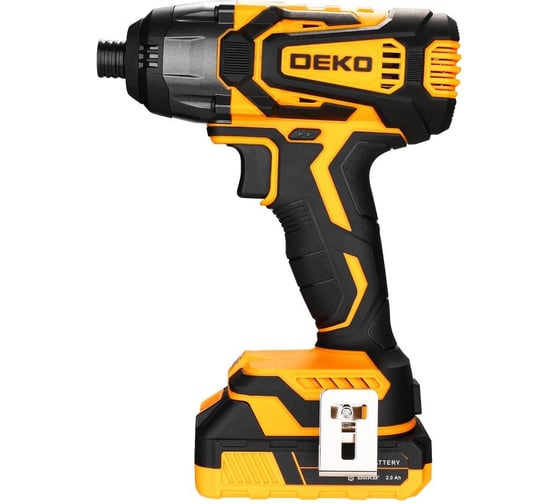 Аккумуляторный ударный винтоверт DEKO DKTS20-Li, 20 В, 1x2.0 Ач 084-1045