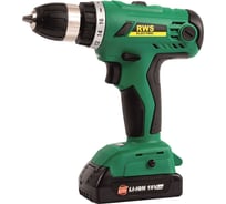 Аккумуляторная дрель-шуруповерт RWS ДА-18DAB со сменными щётками, 2 аккумулятора 24125