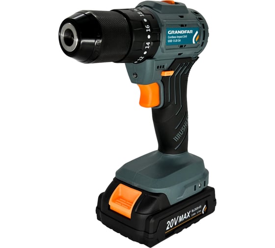 Аккумуляторный ударный шуруповерт GRANDFAR GSB 13-20G4 1