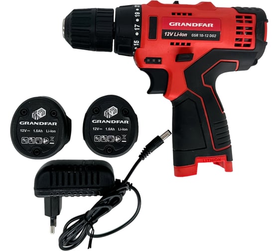 Аккумуляторный шуруповерт GRANDFAR GSR10-12DG2 GSR10-12DG2 промо