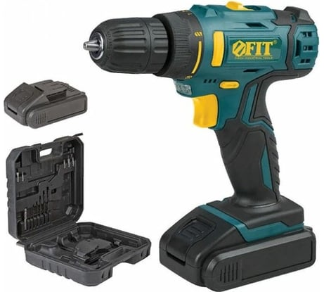 Аккумуляторная дрель-шуруповерт FIT 80188
