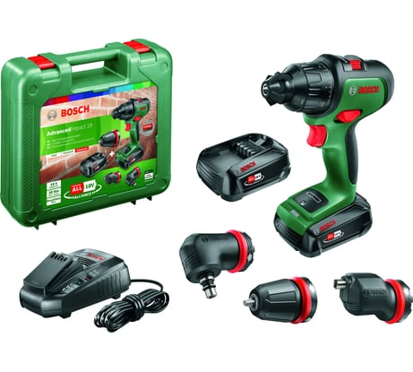 Аккумуляторная ударная дрель-шуруповерт Bosch AdvancedImpact 18 06039B510B