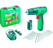 Аккумуляторная ударная дрель-шуруповерт Bosch EasyImpact 1200, 2 аккумулятора 06039D3105