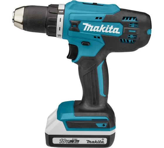 Дрель-шуруповерт ударная аккумуляторная Makita G-серия, 18В, 13мм, 42/24Нм (2x1,5Ач, з/у) HP488D002