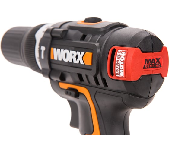 Ударная бесщеточная аккумуляторная дрель-шуруповерт WORX WX367.1